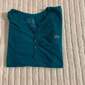 Womens Lacoste V-Neck T Shirt